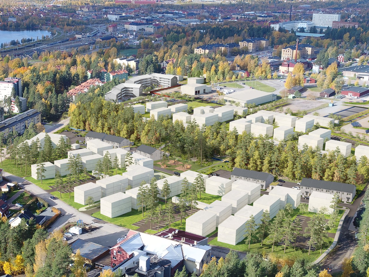 Brf Hogbobacken Nyproduktion Av Bostadsrattsradhus I